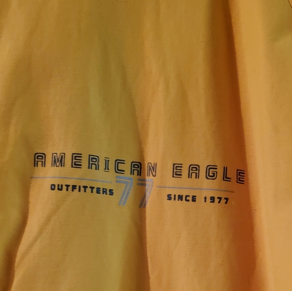 Yellow unisex rain jacket - Picture 3 of 4